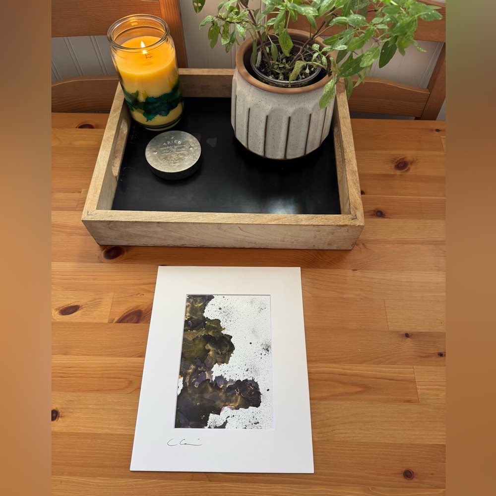 New Original Signed Artwork Alcohol Ink on Paper
